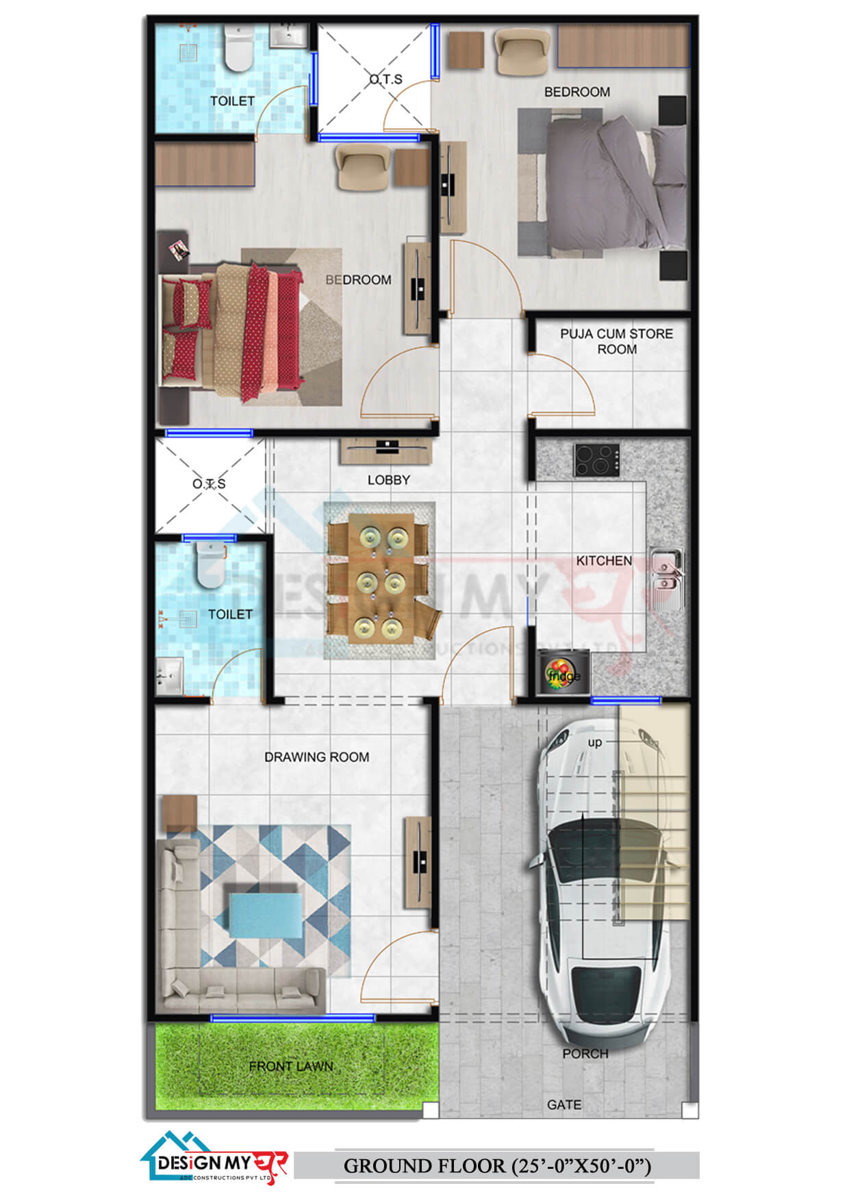 25X50 House Plan East Facing House Plan Ideas