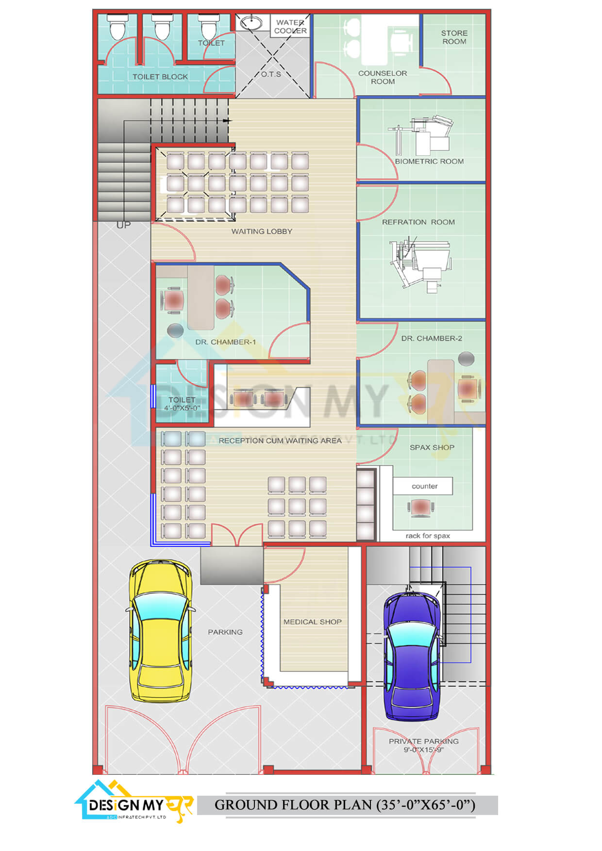 35x65-hospital-plan-south-facing